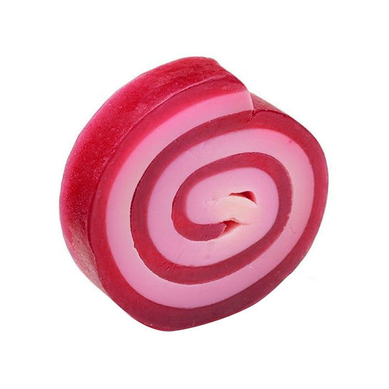 Rose & Co Patisserie de Bain Rhubarb & Custard RolyPoly Soap - Image 2