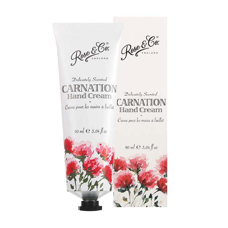Rose & Co Patisserie de Bain Vintage Florals Carnation Hand Cream Tube 90ml - Image 3
