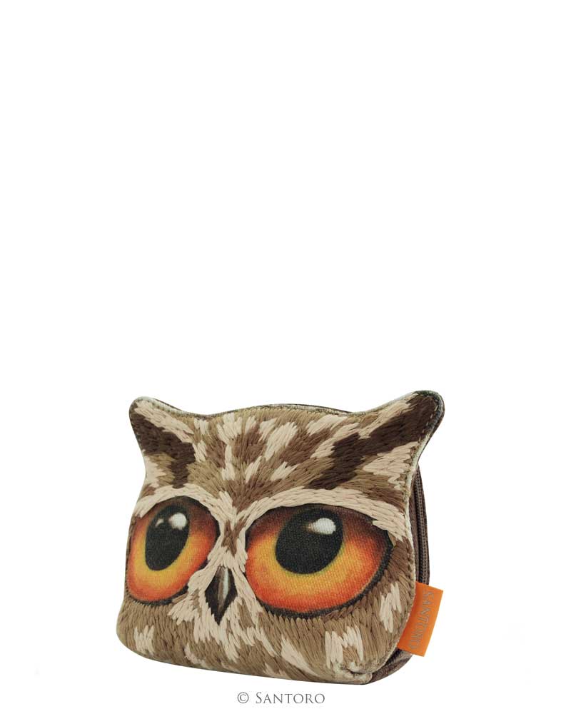 Book Owls Owl Purse - Santoro - Image 3