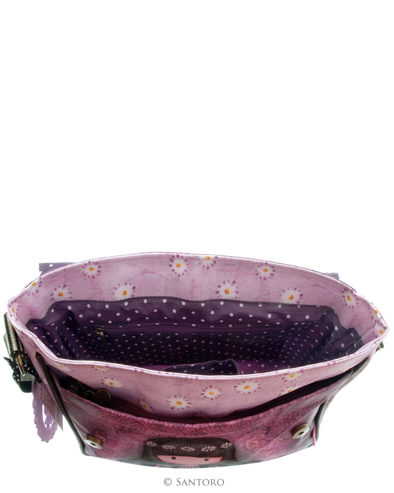Gorjuss Cross Body Satchel Bag - Oops a Daisy - Image 3