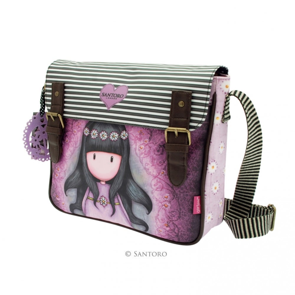 Gorjuss Cross Body Satchel Bag - Oops a Daisy