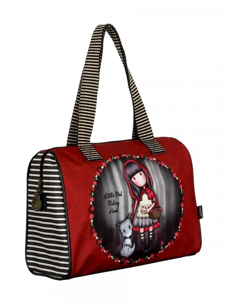 Gorjuss Little Red Riding Hood Coated Barrel Bag
