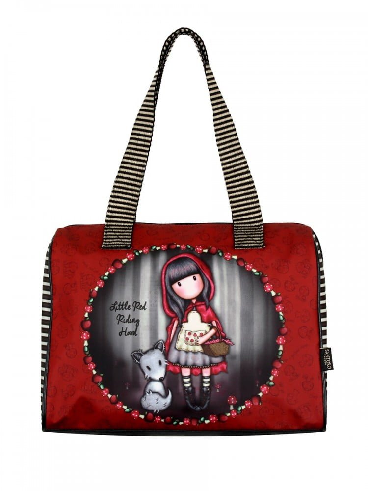 Gorjuss Little Red Riding Hood Coated Barrel Bag - Image 2