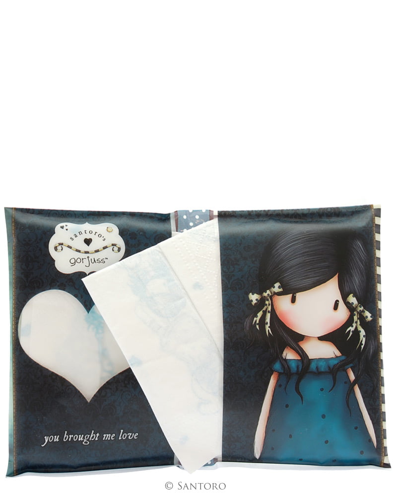 Gorjuss Pocket Tissue Pack - You Brought Me Love - Image 2