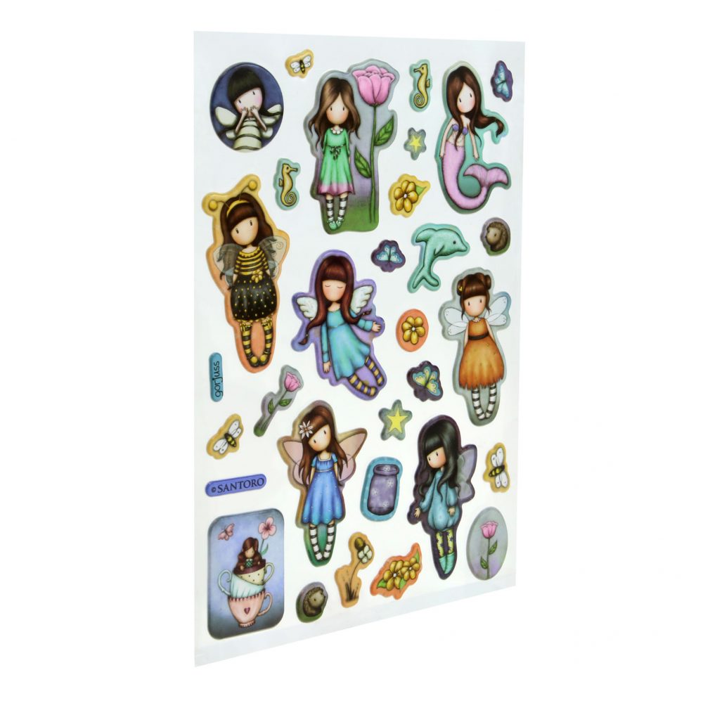 Santoro Gorjuss Bubble Fairy Clip Pad Stationery Set - Image 3