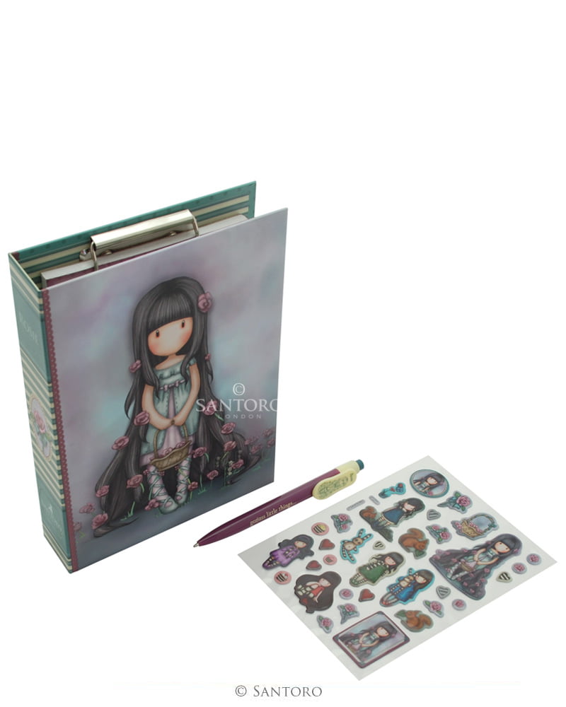 Gorjuss Rosie Clip Pad Stationery Set - Santoro