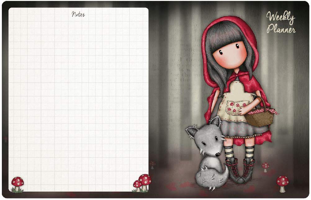 Gorjuss Daily Planner Rainbow Heaven - Santoro - Image 5