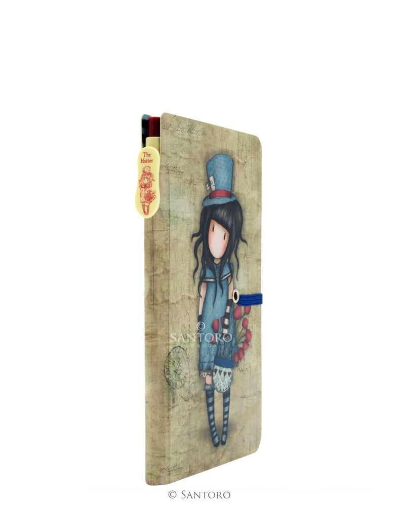 Gorjuss The Hatter Jotter With Pen Set - Santoro - Image 4