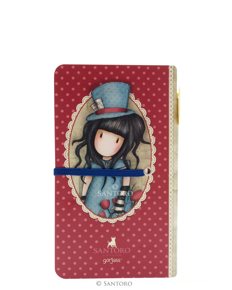 Gorjuss The Hatter Jotter With Pen Set - Santoro - Image 5