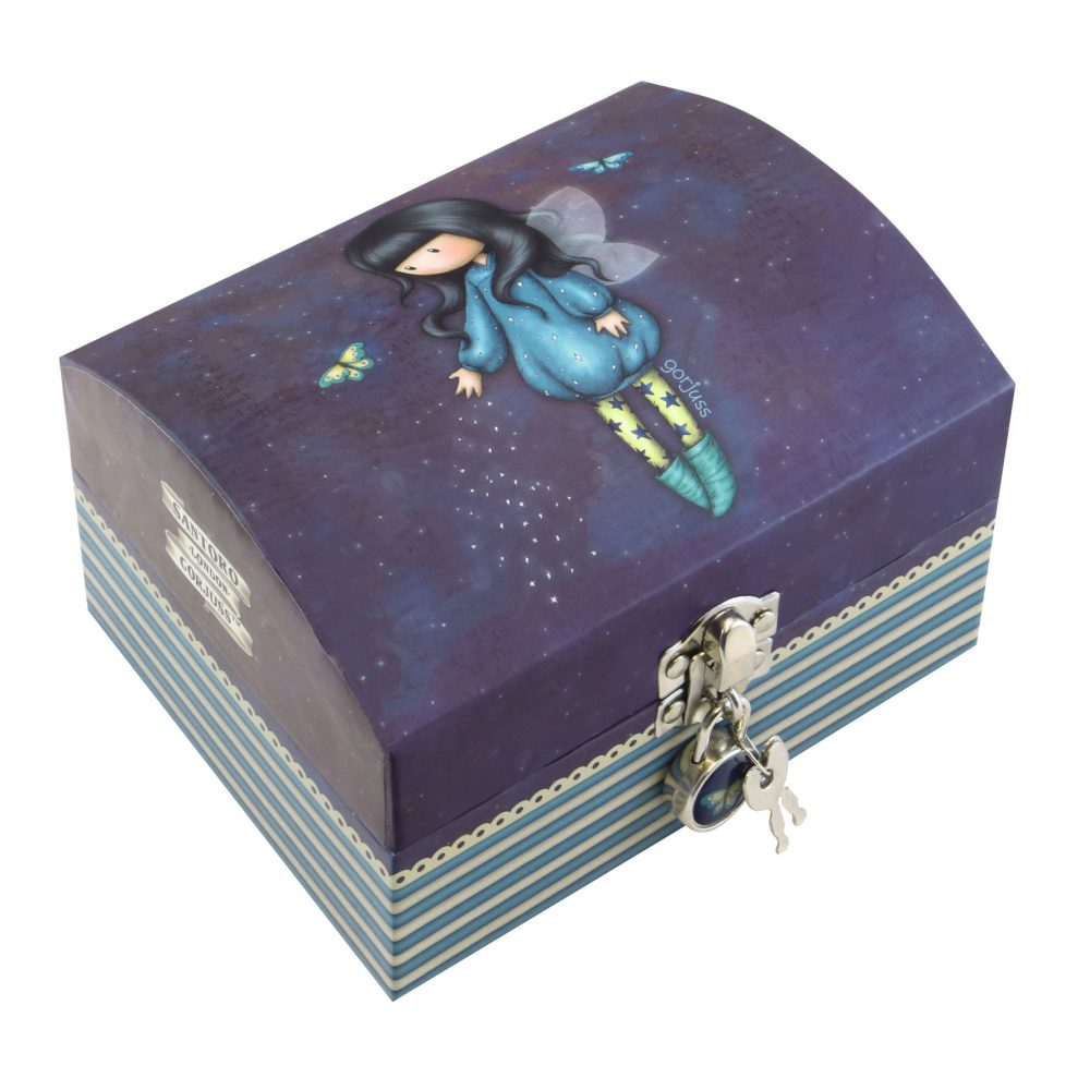 Santoro Gorjuss Bubble Fairy Lockable Trinket Box