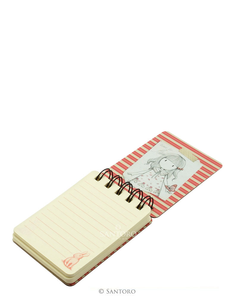 Gorjuss Mini Wirobound Notebook - Time to Fly - Image 2