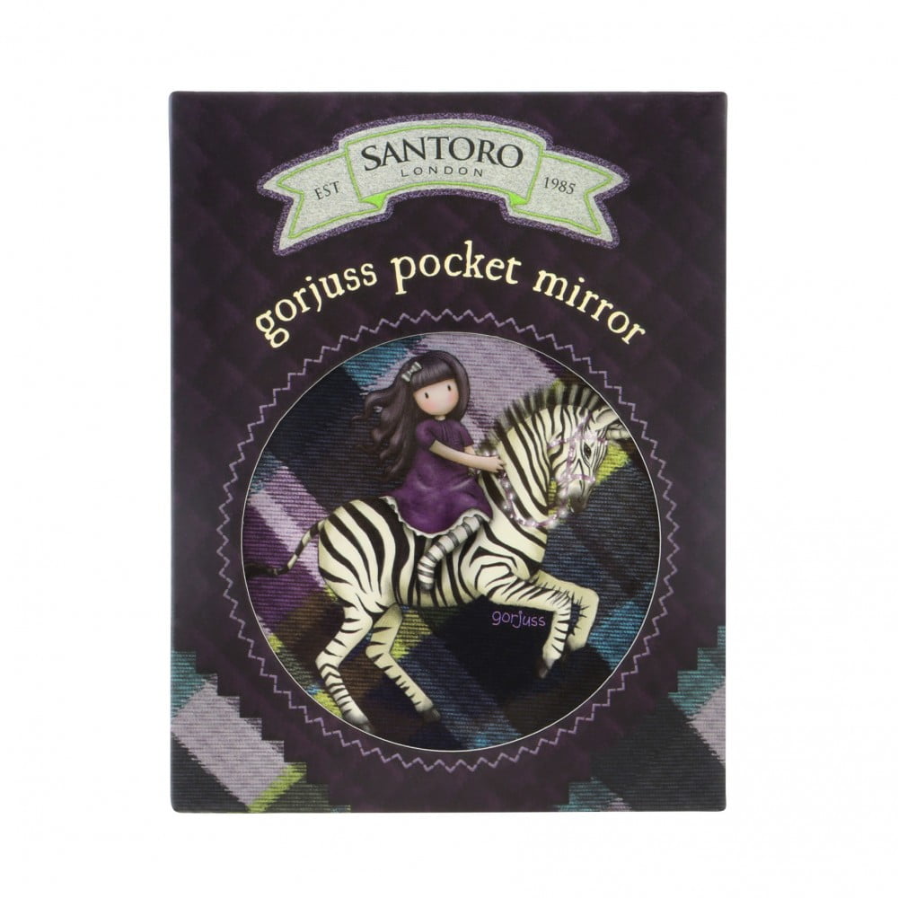 Gorjuss Tartan Pocket Mirror And Envelope - The Dark Streak - Image 2
