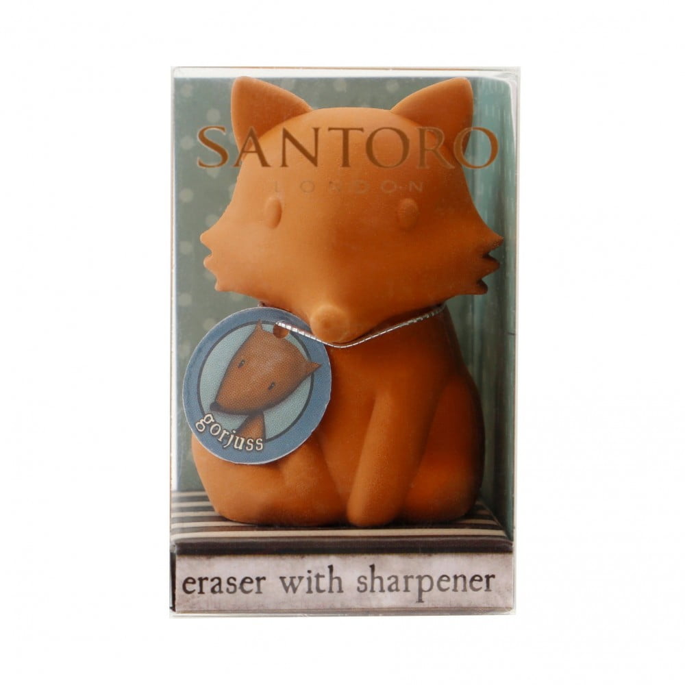 Gorjuss Fox Eraser And Sharpener