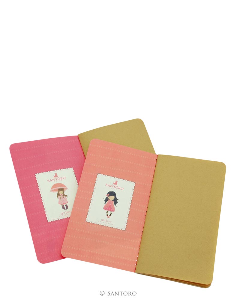 Gorjuss Traveller Set of 2 Notebooks Pink- London - Image 4