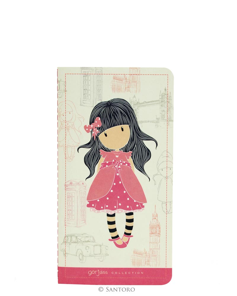Gorjuss Traveller Set of 2 Notebooks Pink- London - Image 3