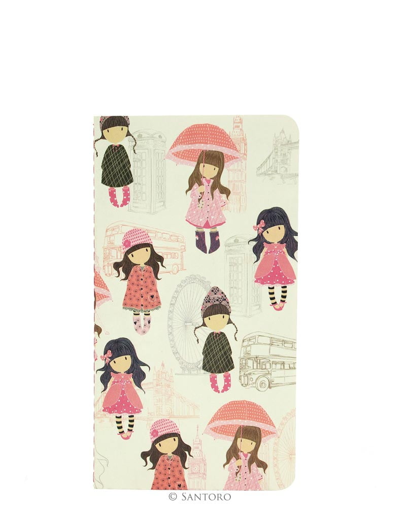 Gorjuss Traveller Set of 2 Notebooks Pink- London - Image 2