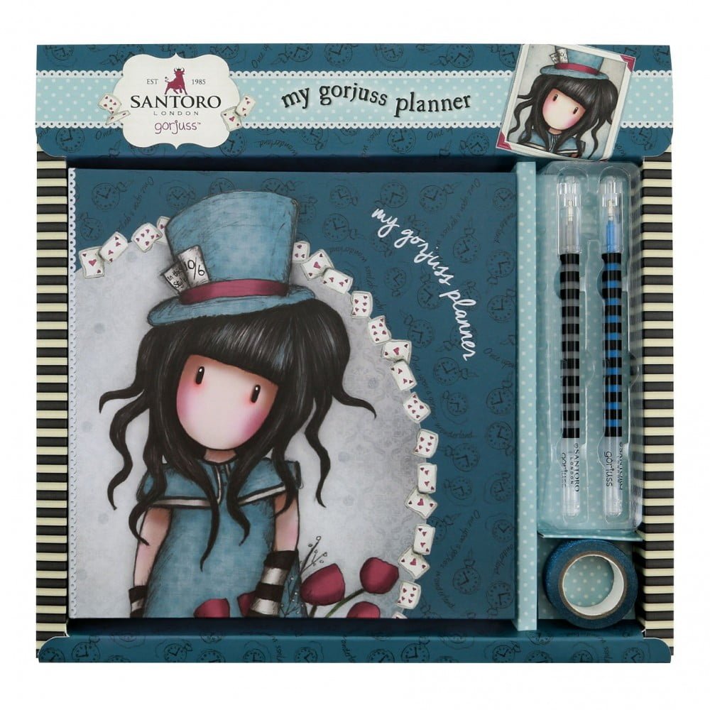 Gorjuss Boxed Planner Set - The Hatter