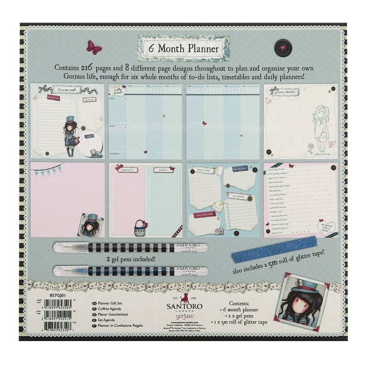 Gorjuss Boxed Planner Set - The Hatter - Image 6