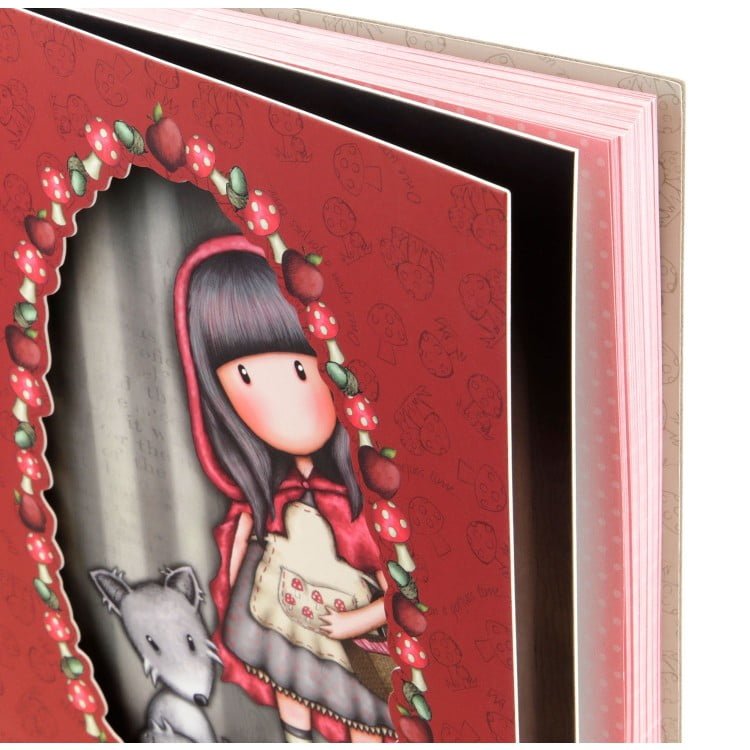 Gorjuss Little Red Riding Hood Double Cover Wirobound Journal - Image 3