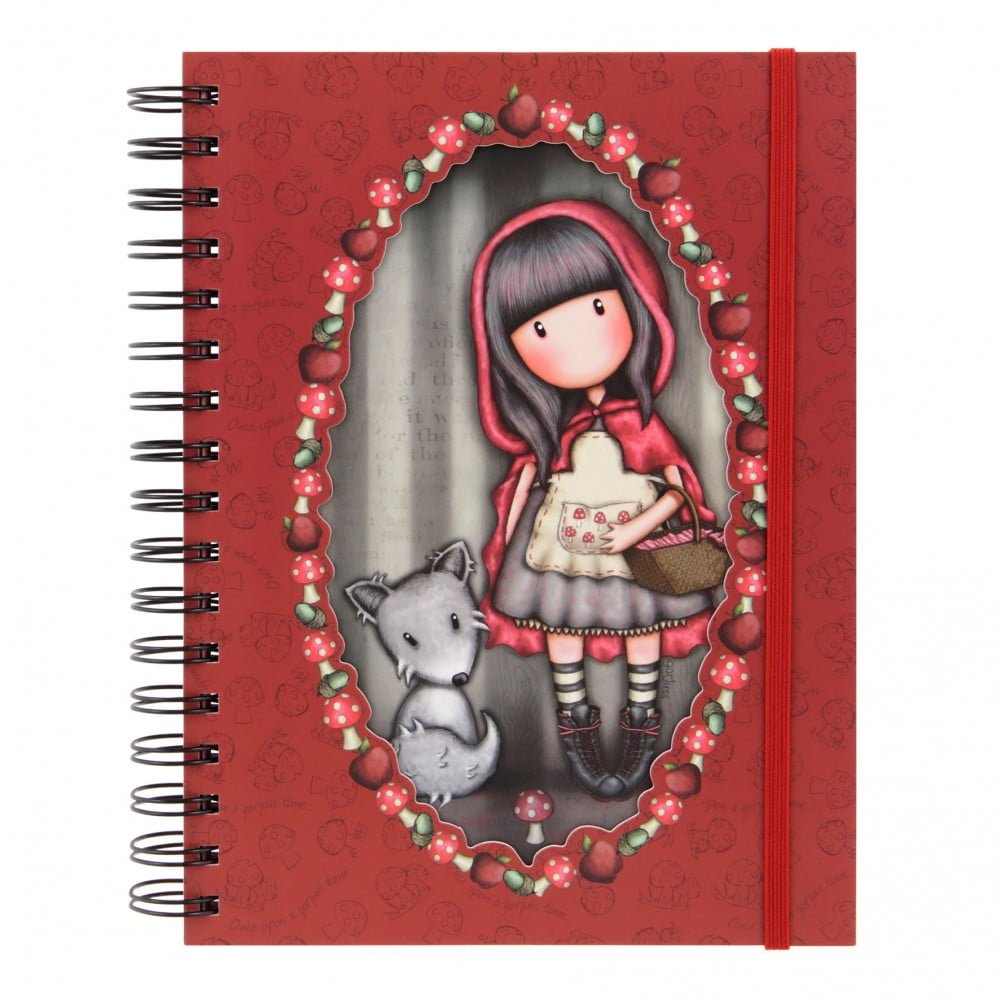 Gorjuss Little Red Riding Hood Double Cover Wirobound Journal