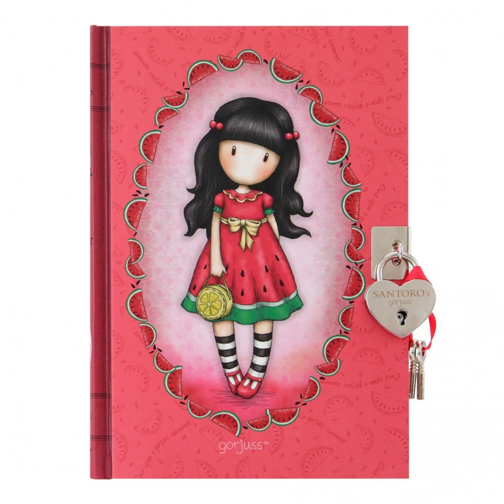 Gorjuss Lockable Journal - Every Summer Has A Story