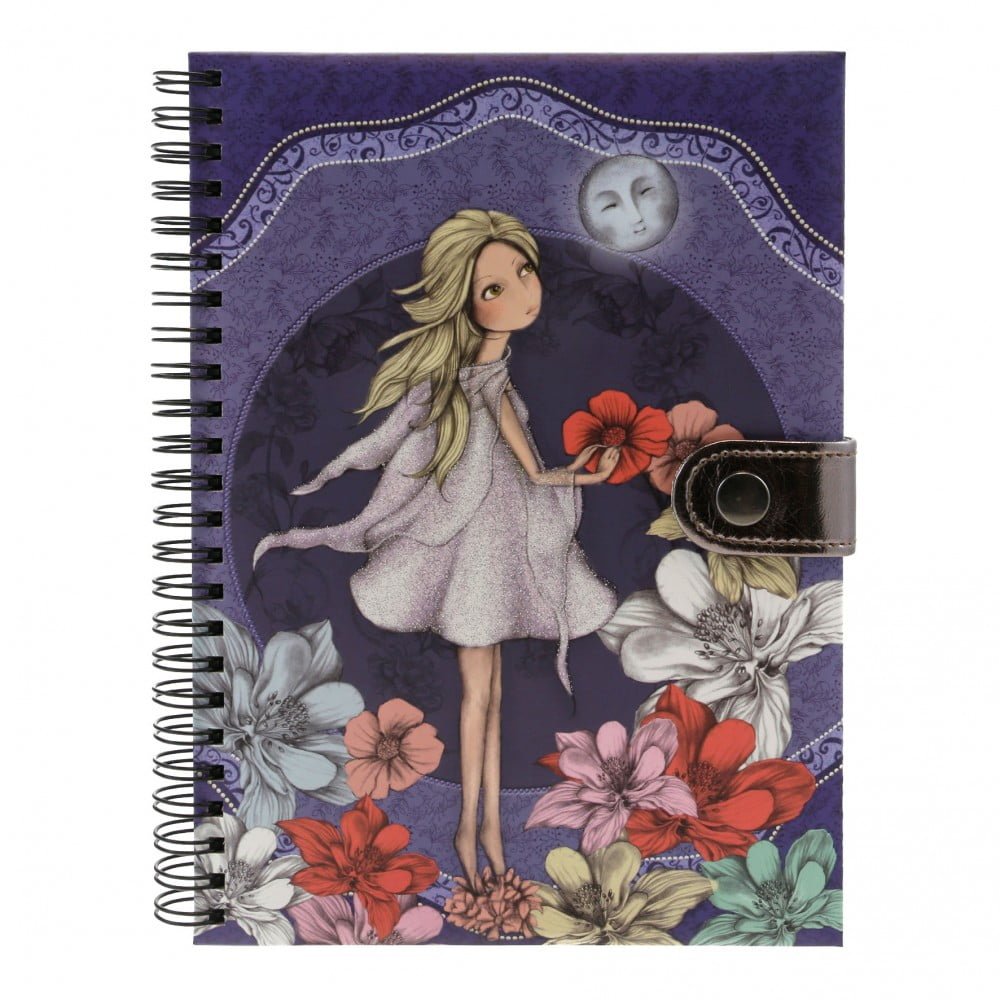Santoro Mirabelle Midnight Garden Wirobound Journal