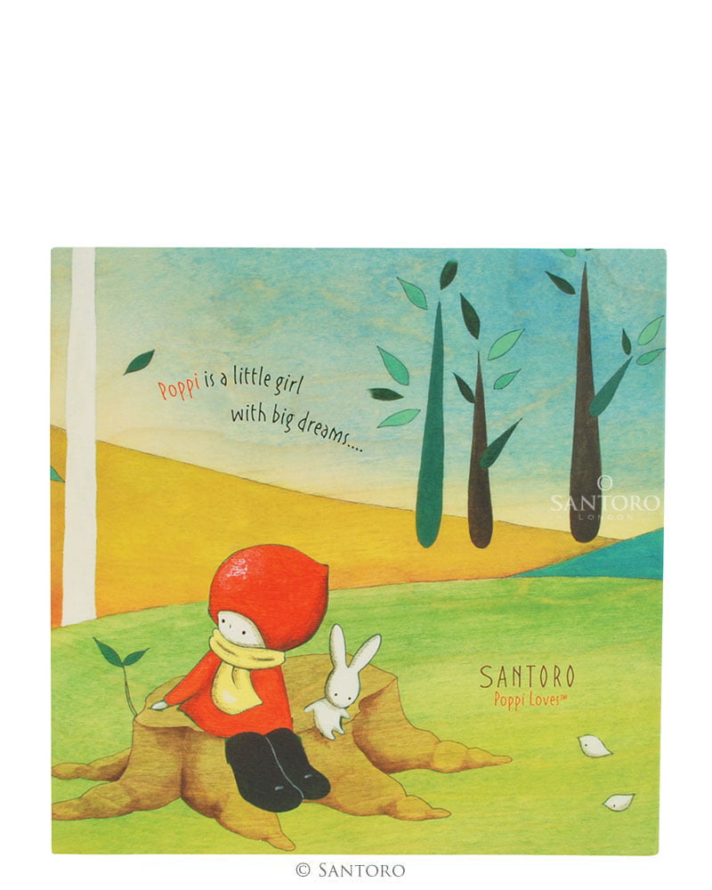 Poppi Loves Notebook with Colouring Pencils - Catching Leaves - Image 4