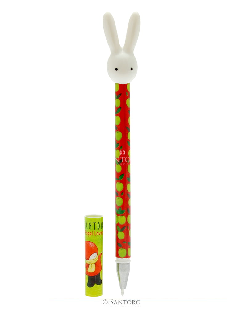 Poppi Loves - Pen with 3D Bunny Topper