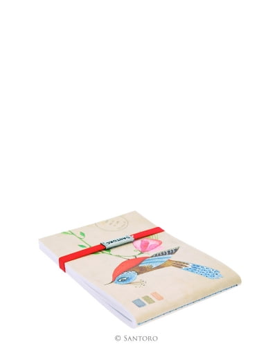 Santoro Eclectic Stitched Pocket Notebook - Summer Garden - Image 3