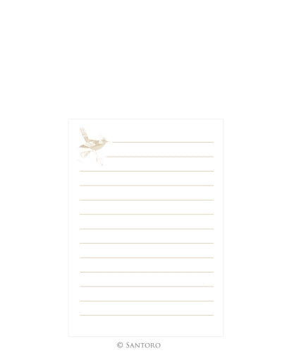 Santoro Eclectic Stitched Pocket Notebook - Summer Garden - Image 4