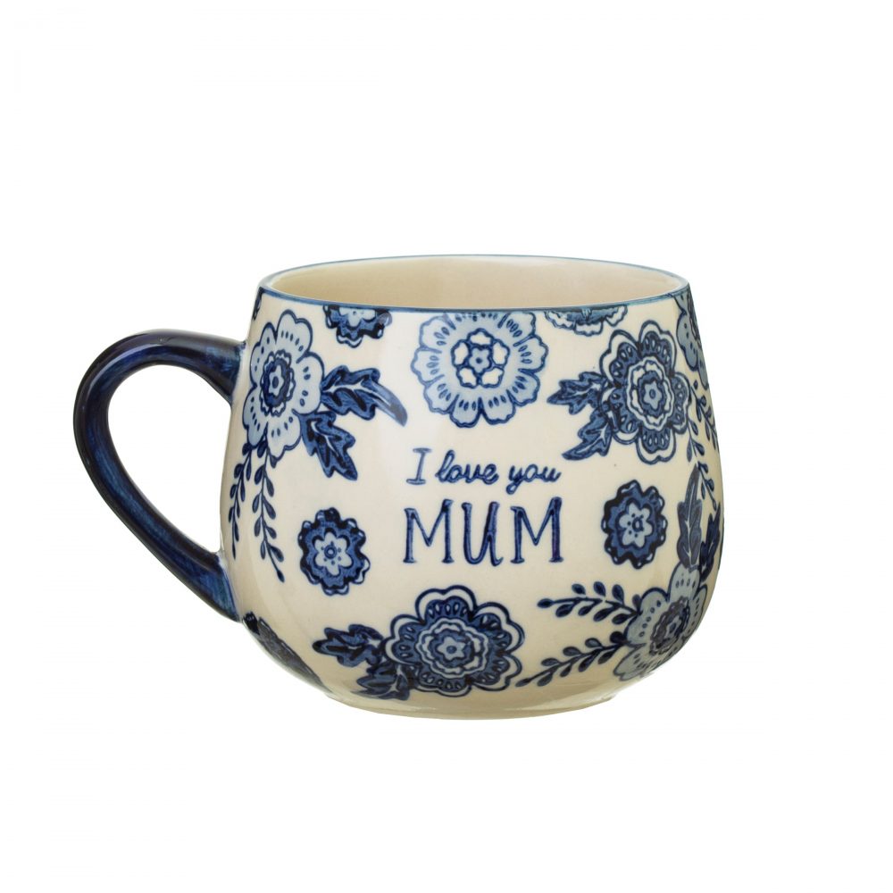 Blue Willow Mum Mug - Sass and Belle