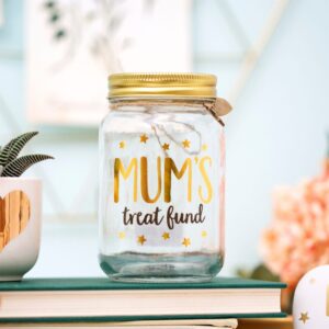 Mum's Treat Fund Money Jar - Sass and Belle