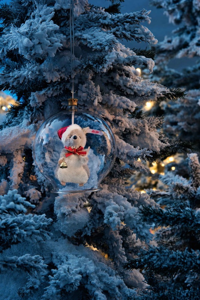 Christmas Mouse in Bauble Ornament - Steiff Limited Edition EAN 021657 - Image 2