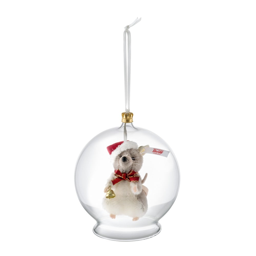 Christmas Mouse in Bauble Ornament - Steiff Limited Edition EAN 021657
