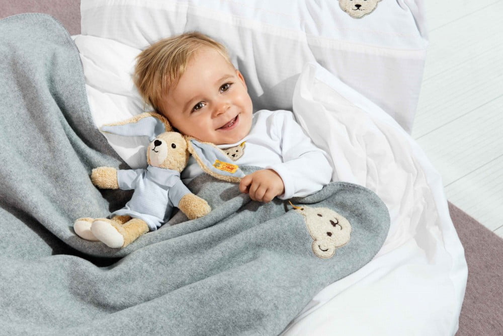 Hoppel Rabbit (Blue) - Steiff EAN 237508 - Image 3