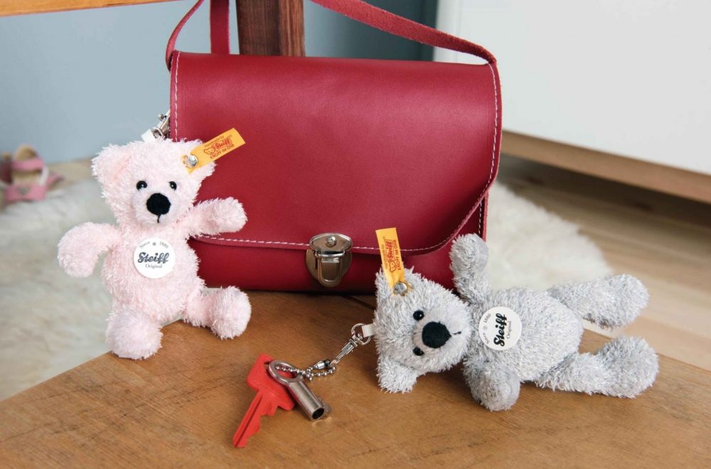 Steiff Lotte Pink Teddy Bear Keyring - EAN 112515 - Image 2
