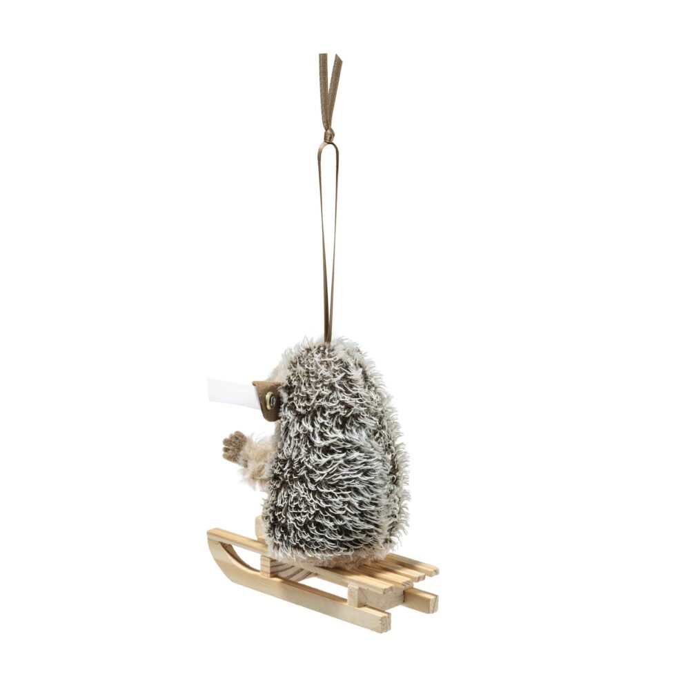 Steiff Sledding Hedgehog Ornament - Limited Edition EAN 684135 - Image 4