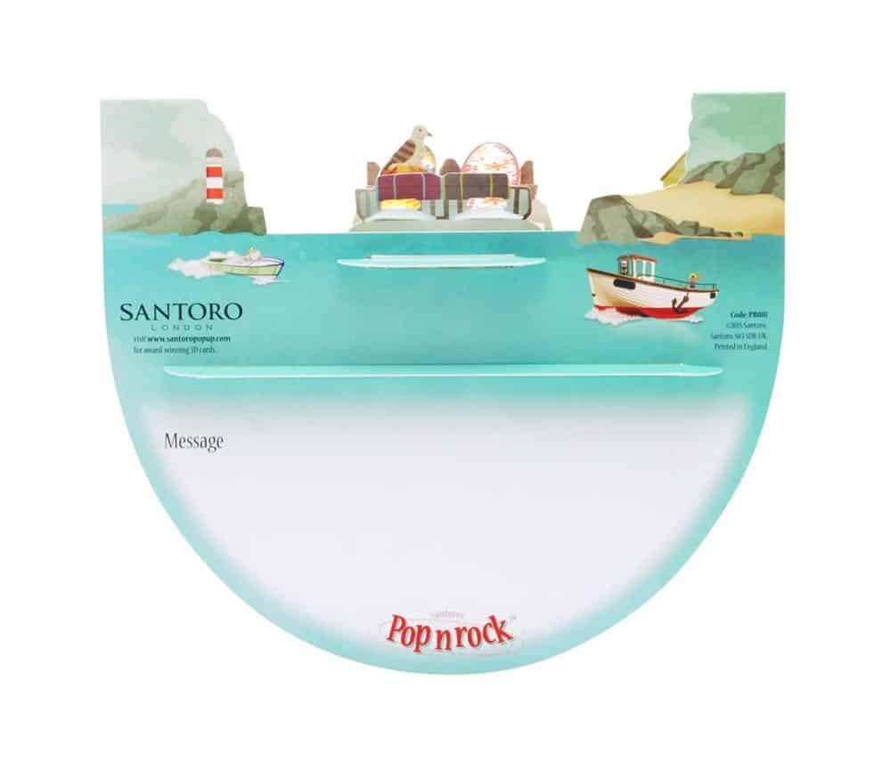 Santoro Camping Van Beach Popnrock 3D Pop-Up Card - Greetings and Birthday Card - Image 2