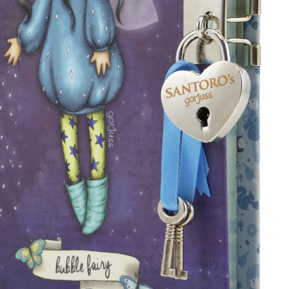 Santoro Gorjuss Lockable Journal - Bubble Fairy - Image 4