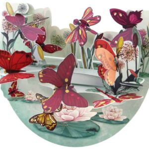 Santoro Butterflies and Insects Popnrock 3D Pop-Up Card - Greetings and Birthday Card