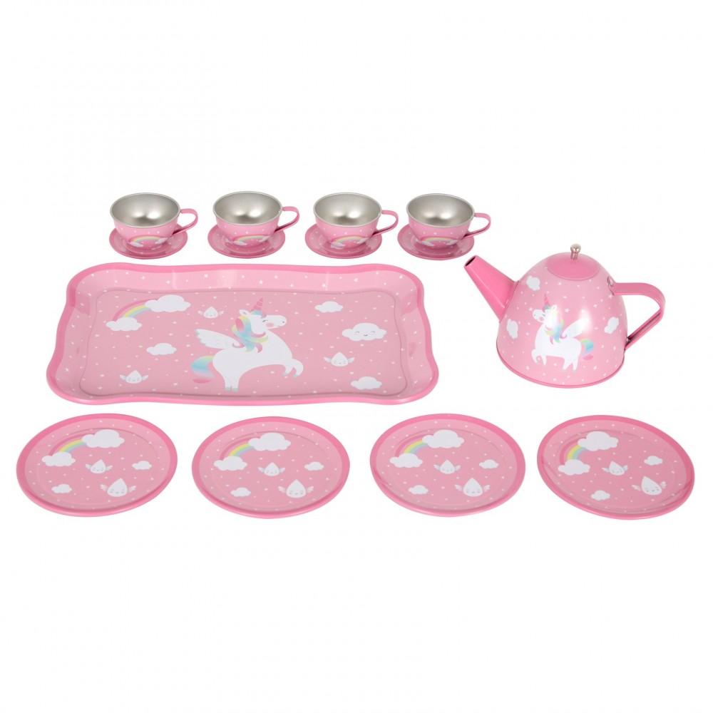 Unicorn Picnic Box Tea Set - Sass and Belle - Image 3