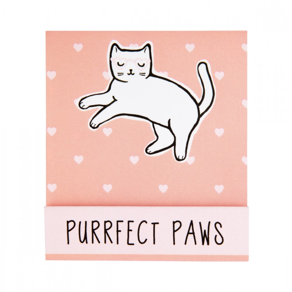 Set of 6 Mini Cutie Cat Purrfect Paws Nail Files - Sass and Belle