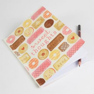 Sweet Thoughts Biscuit A5 Notebook - Sass and Belle