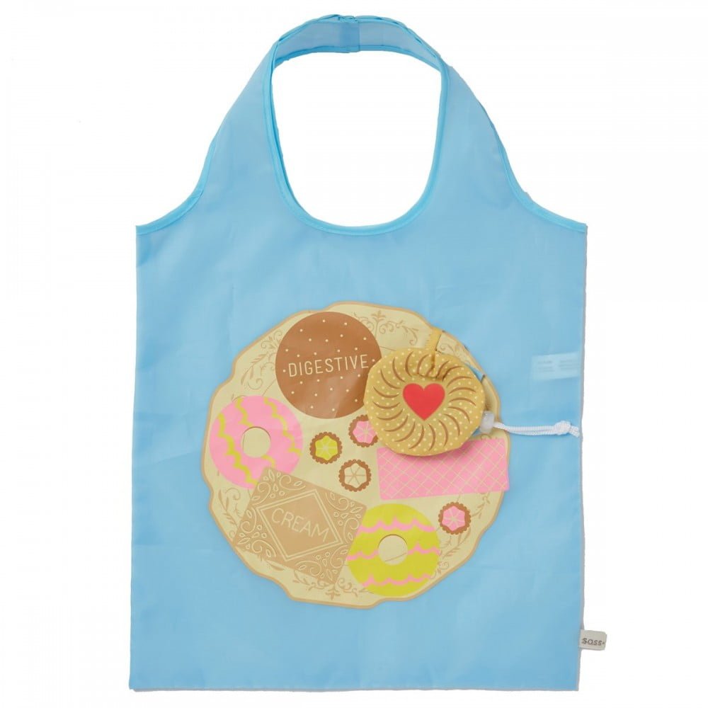 Jammy Dodger Biscuit Foldable Shopping Bag - Sass and Belle
