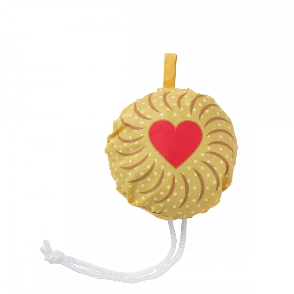 Jammy Dodger Biscuit Foldable Shopping Bag - Sass and Belle - Image 2