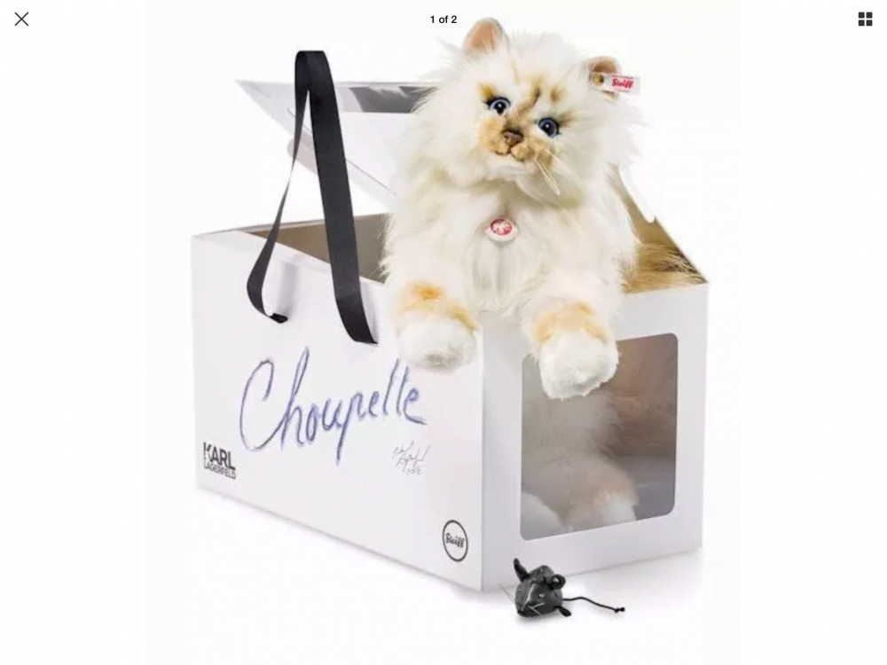 Choupette Cat by Karl Lagerfeld - Steiff Limited Edition EAN 356001 - Image 2