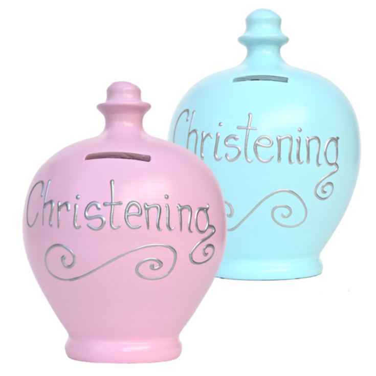 Terramundi Money Pot - Christening, Pale Blue - Image 2
