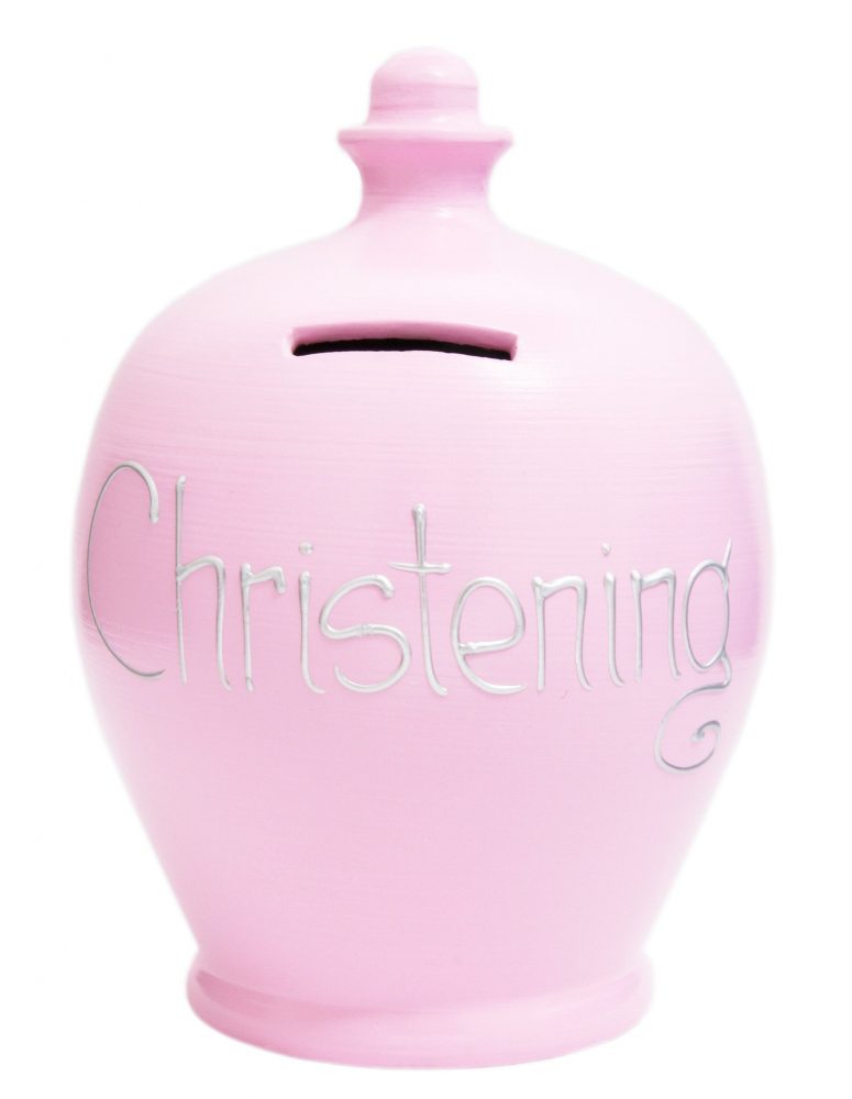 Terramundi Money Pot - Christening, Pale Pink - Image 3