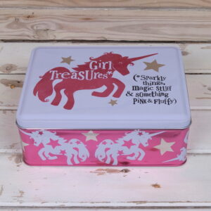 Girl Treasures Unicorn Tin - The Bright Side