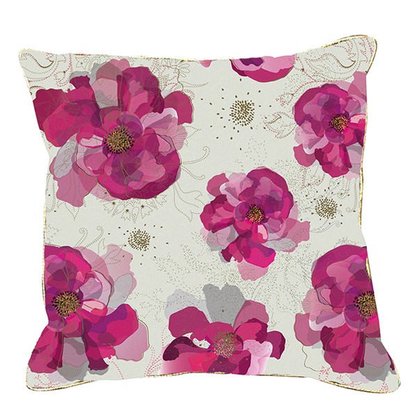 Turnowsky Pink Peony Cushion